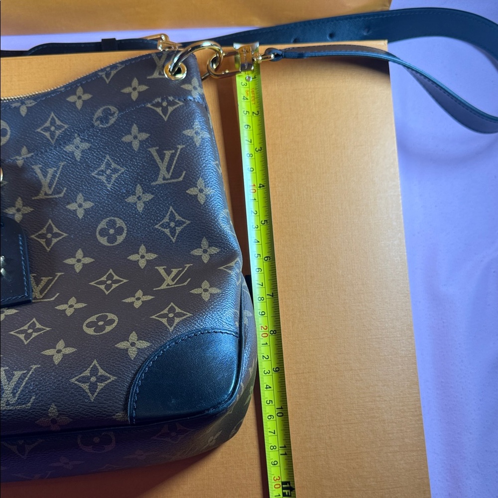 Louis Vuitton Odeon Monogram Brown and Black Shoulder Bag - Picture 13 of 16